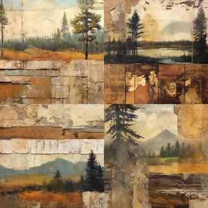 Rustic Fall Collage Paper 9