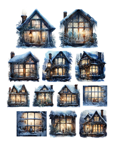 Forever Frost Window Scenes Ephemera