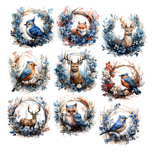 Winter Wreaths Ephemera Pack