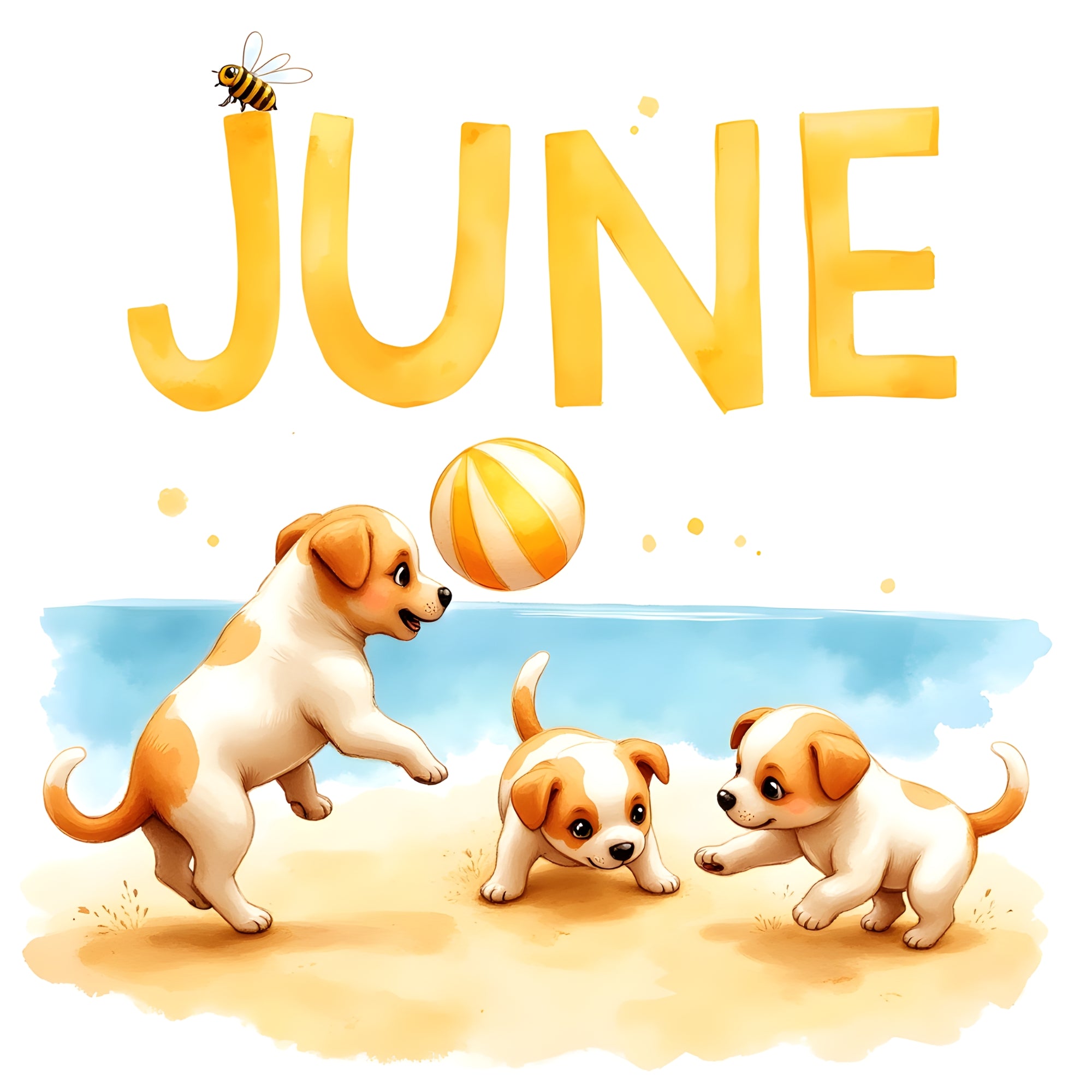 Woodland Calendar June Paper