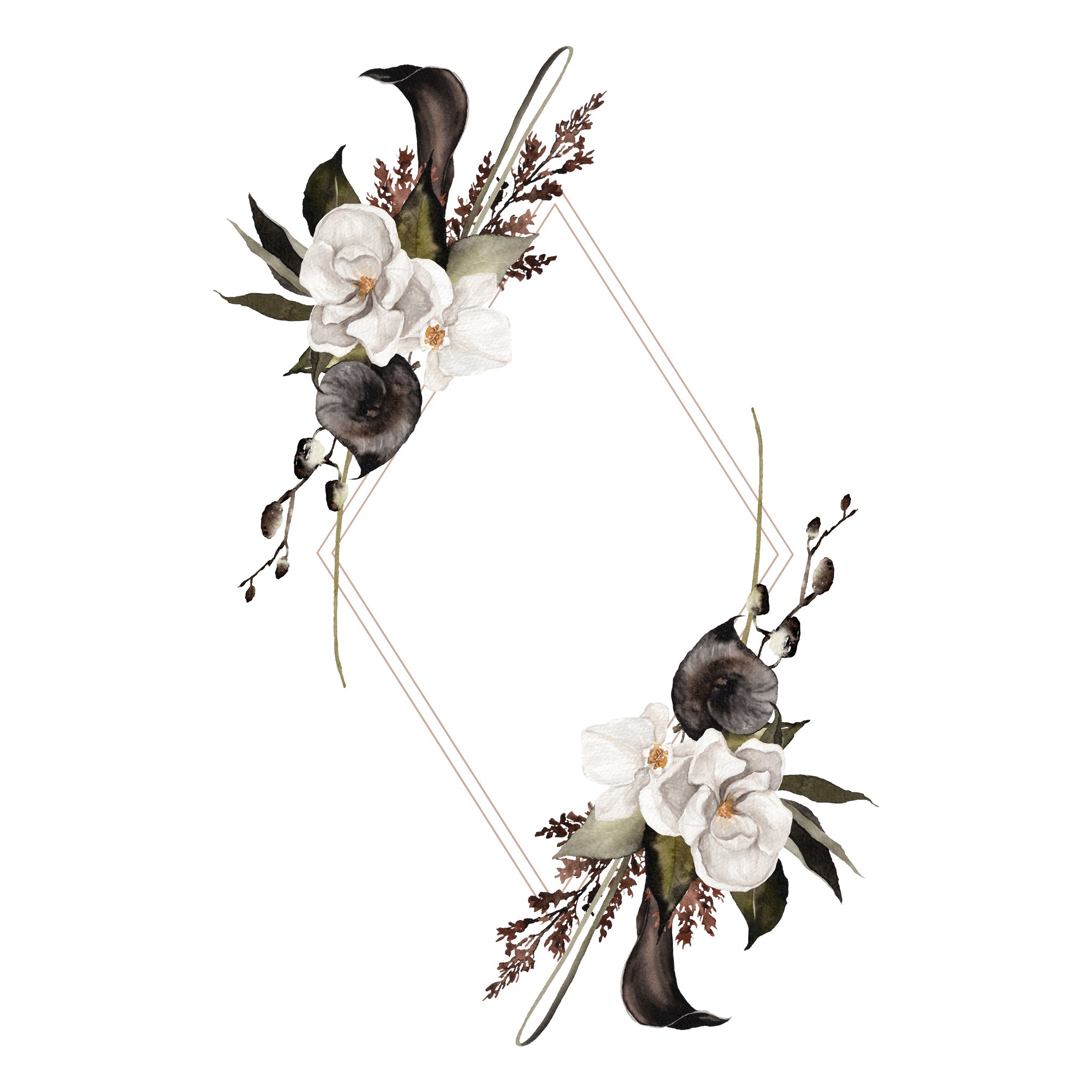 Black Tie Affair Wreath Ephemera