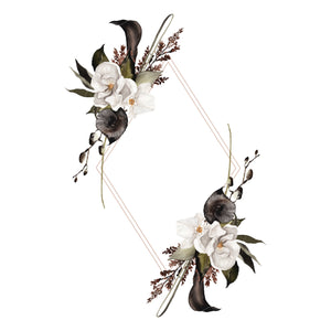 Black Tie Affair Wreath Ephemera