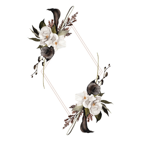 Black Tie Affair Wreath Ephemera