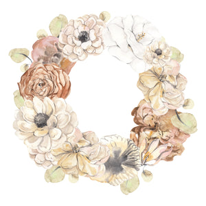 By the Light of the Moon 12x12 Die Cut Wreath