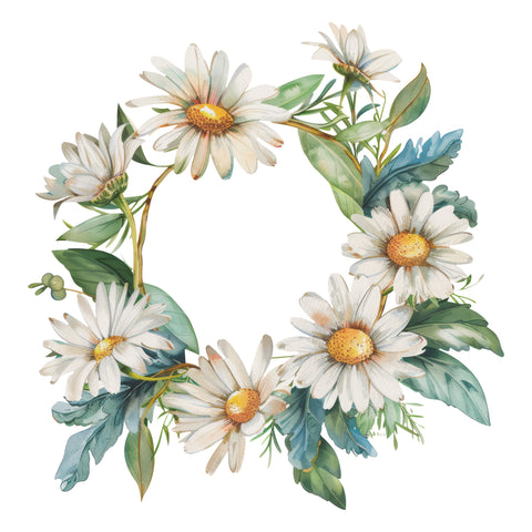 Denim & Daisies Wreath Ephemera