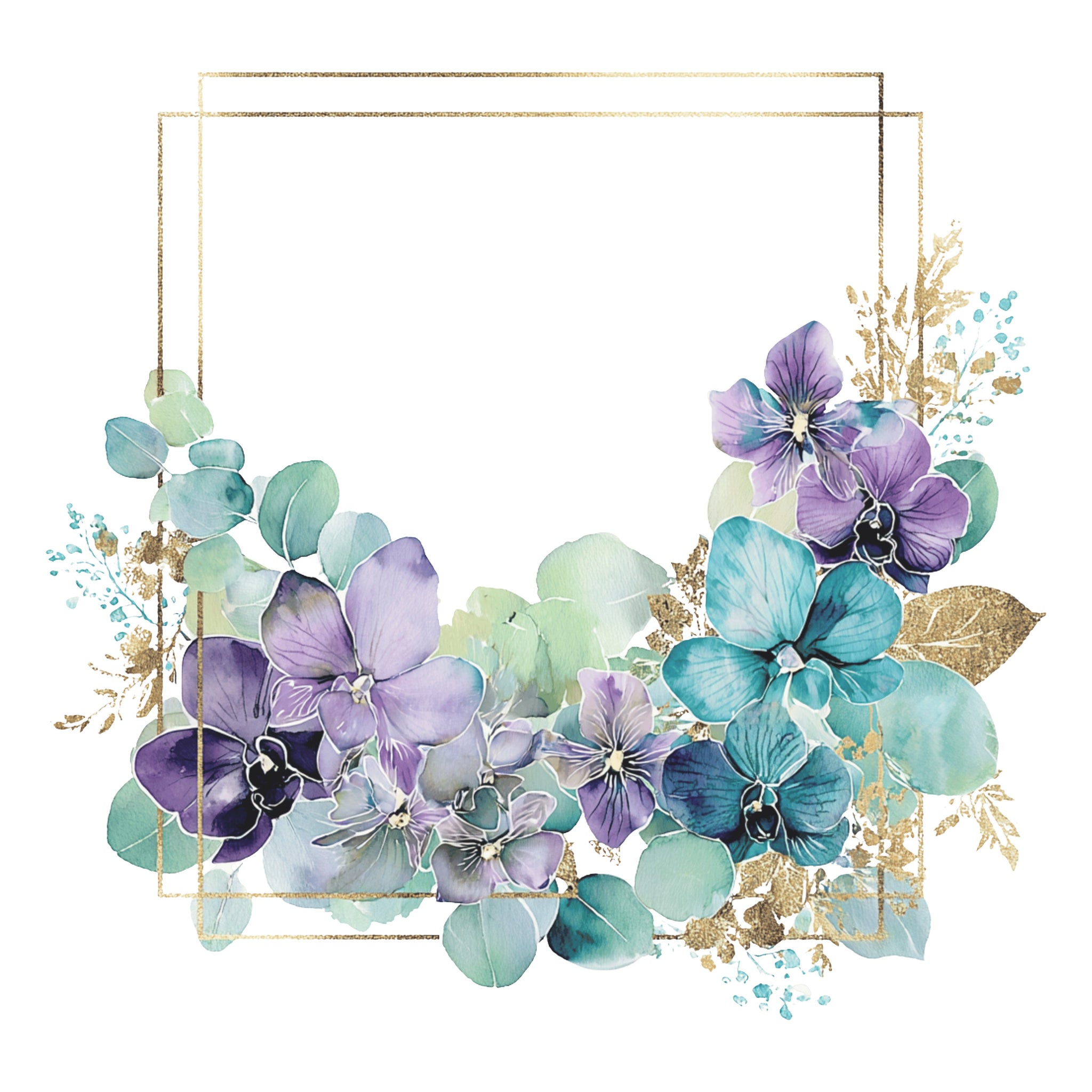 Amethyst Garden Wreath Ephemera