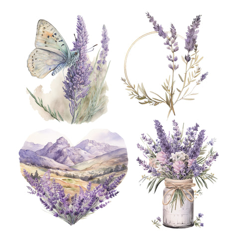 September "Lilac Fields" XL Ephemera Add On