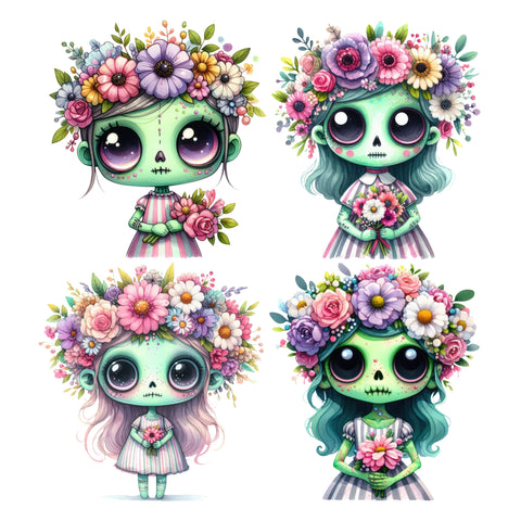 Zombie Cuties XL Ephemera Pack