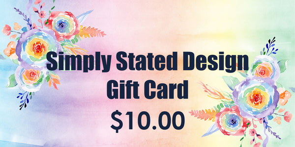 Simply Stated Design Gift Card