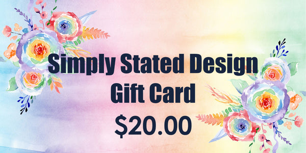 Simply Stated Design Gift Card