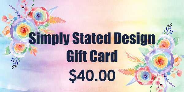 Simply Stated Design Gift Card