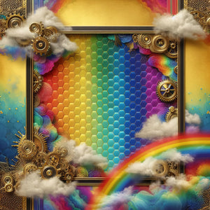 Rainbow Clouds Paper 8
