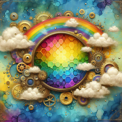 Rainbow Clouds Paper 7