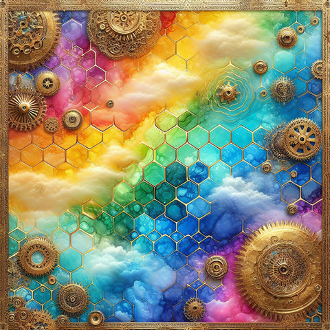 Rainbow Clouds Paper 1