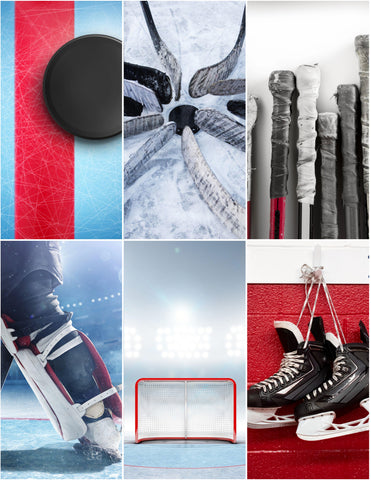 Ice Hockey 8.5 x 11 Paper Pack
