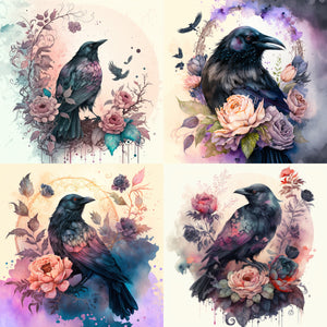 Crows and Flowers Paper 9