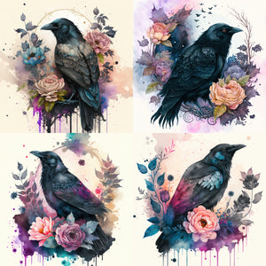 Crows and Flowers Paper 10