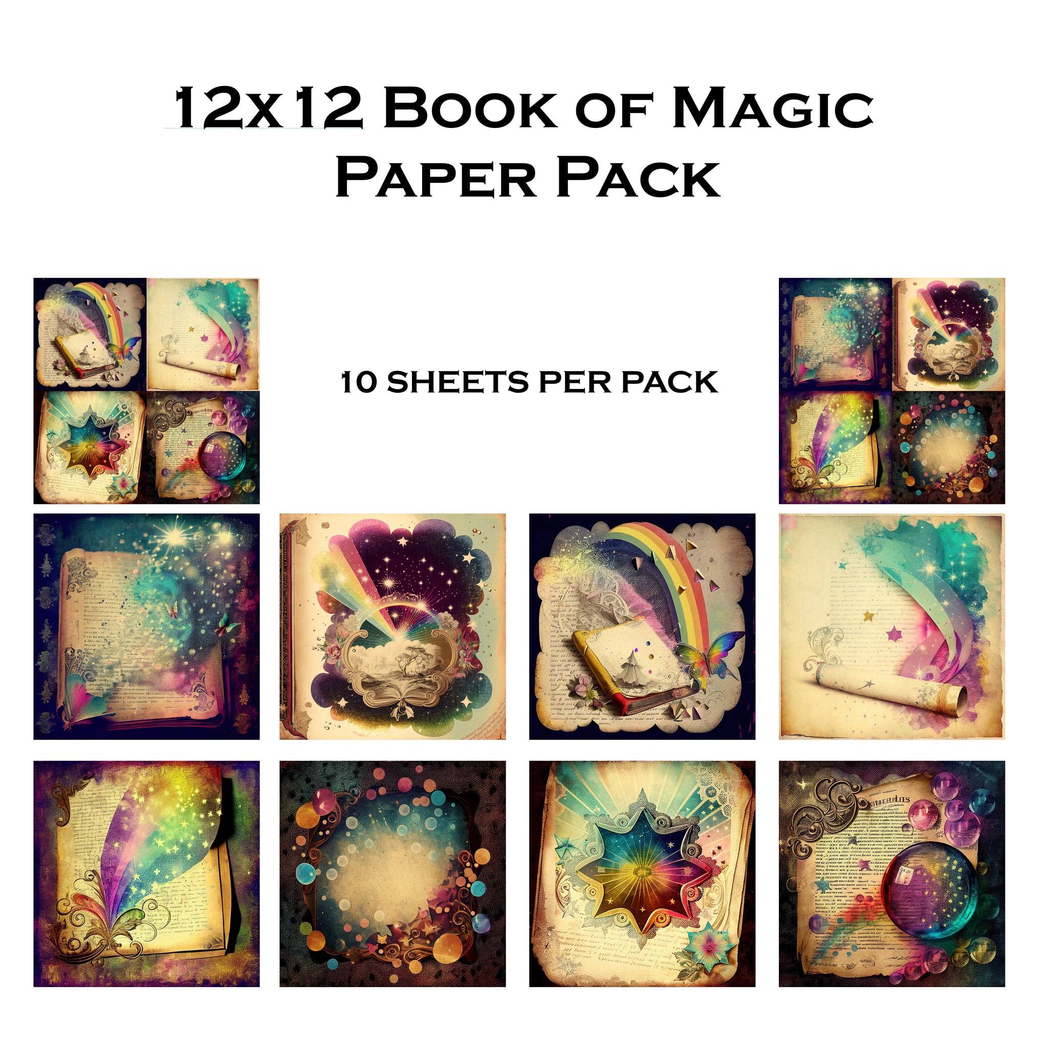 Book of Magic 12x12 Paper Pack