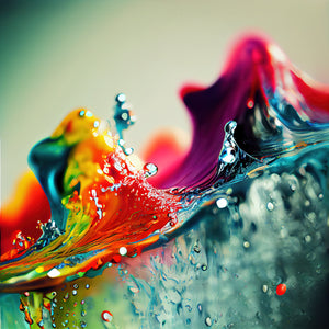 Colorful Water Splashes Paper 6