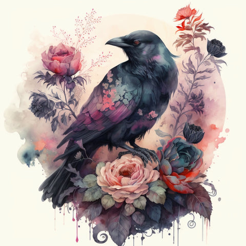 Crows and Flowers Paper 5
