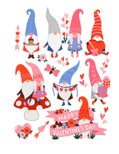 Valentine Gnomes Ephemera