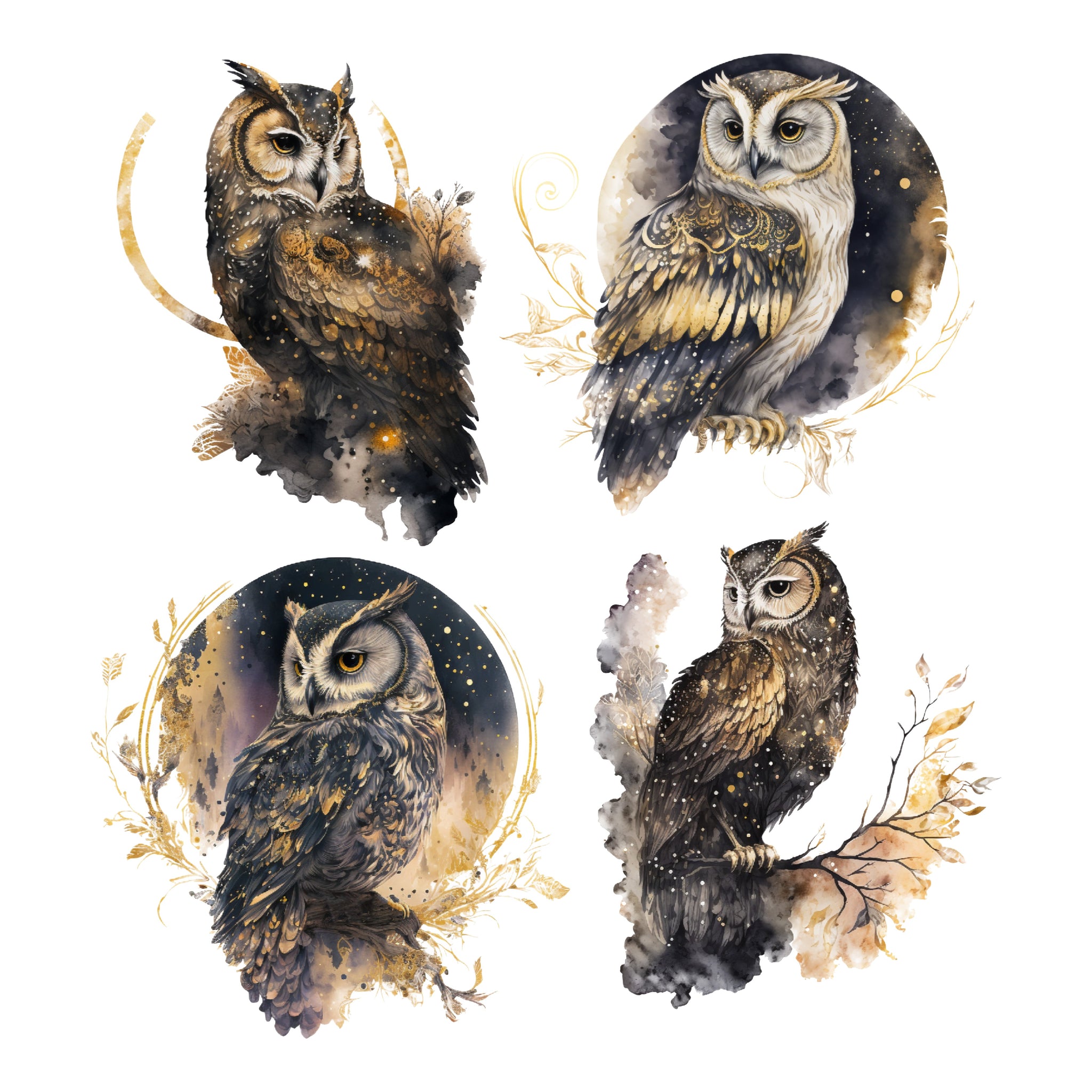 Owls XL Ephemera Pack