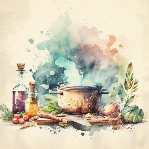 Watercolor Cooking Paper 3