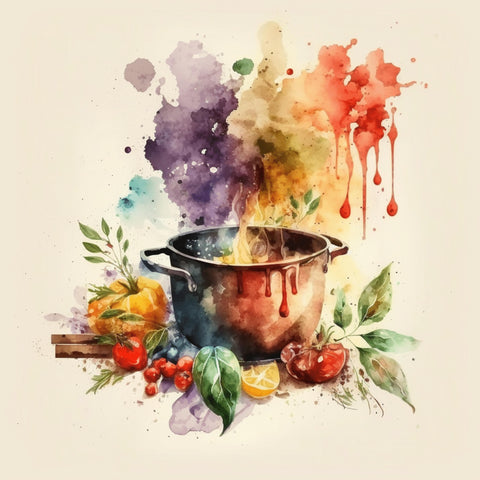 Watercolor Cooking Paper 4
