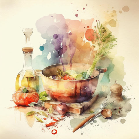Watercolor Cooking Paper 6