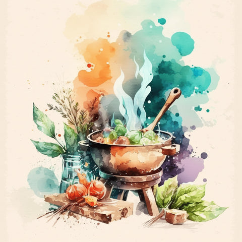 Watercolor Cooking Paper 7