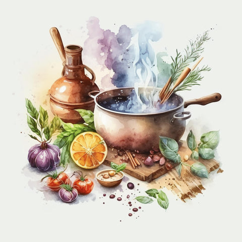 Watercolor Cooking Paper 8