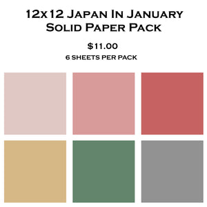 Japan In January Solid Paper Pack