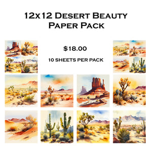 Desert Beauty 12x12 Paper Pack