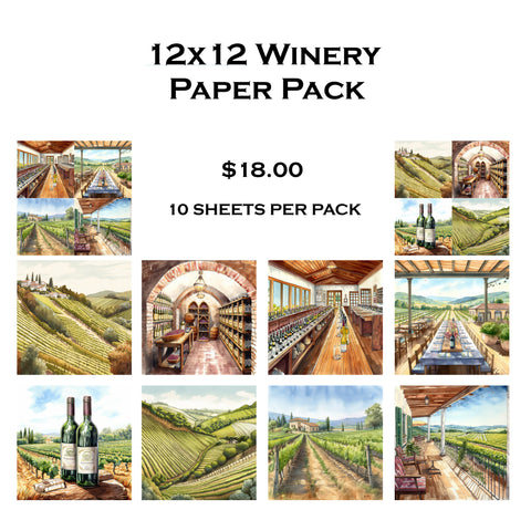 Winery 12x12 Paper Pack