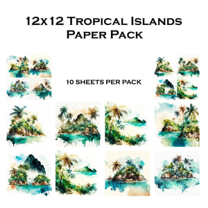 Tropical Islands 12x12 Paper Pack