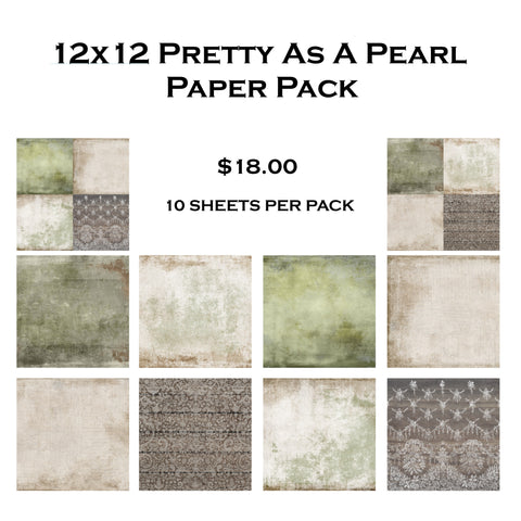 Pretty As A Pearl 12x12 Paper Pack
