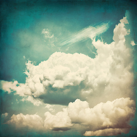 Soft Vintage Clouds Paper 8
