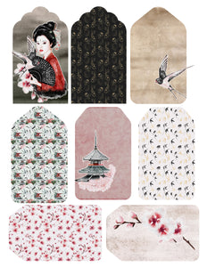 Japan In January Tags Ephemera