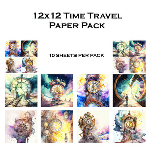 Time Travel 12x12 Paper Pack