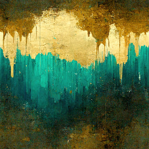 Turquoise & Gold Paper 2