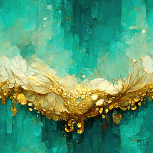 Turquoise & Gold Paper 3