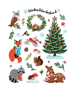 Winter Forest Critters Ephemera