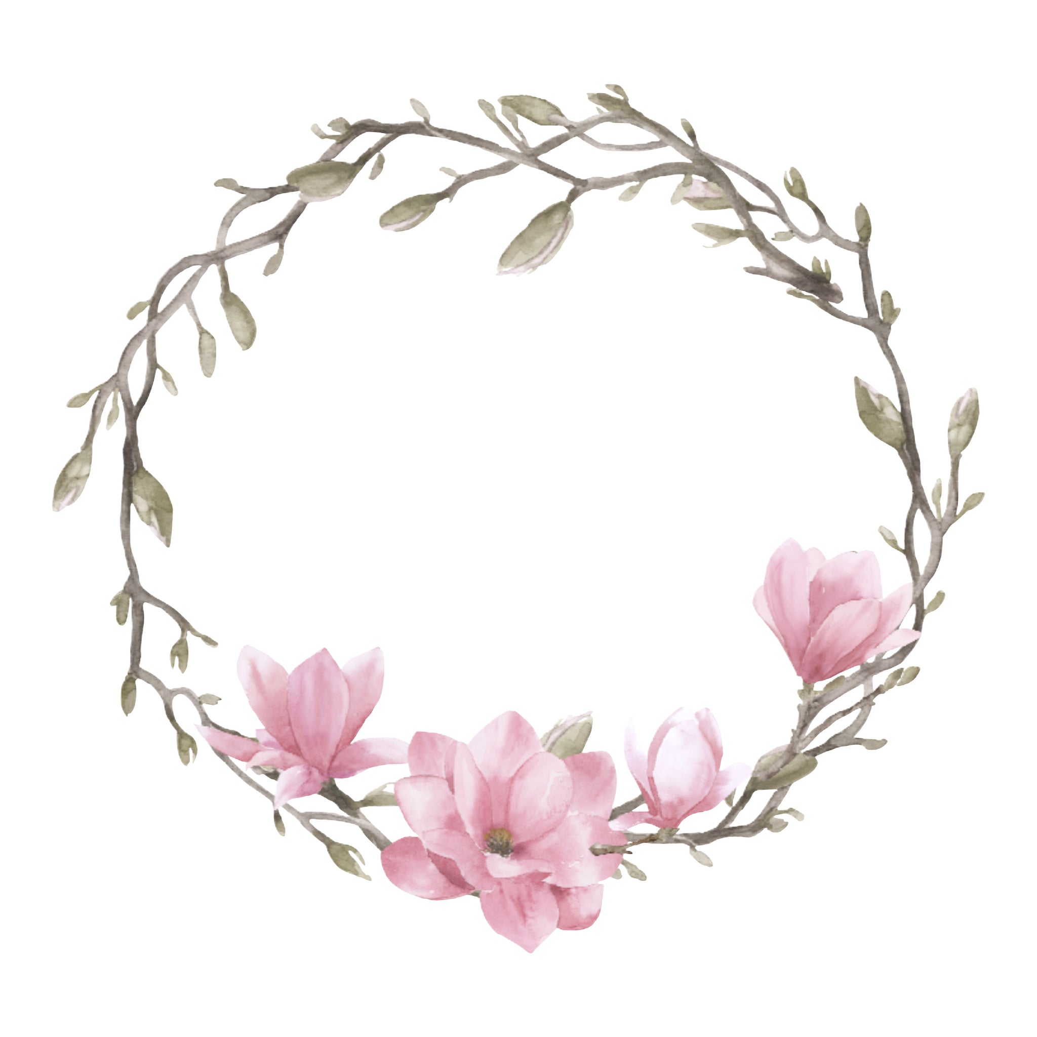 Magnolia & The Hare 12x12 Die Cut Wreath