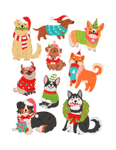 Christmas Dogs Ephemera