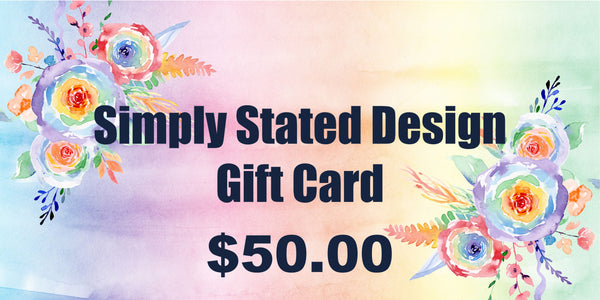 Simply Stated Design Gift Card