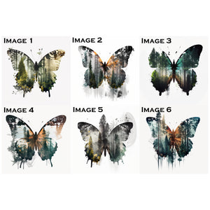 Forest Butterfly Single XL Ephemera