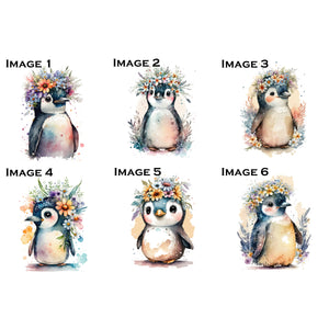 Floral Penguin Single XL Ephemera
