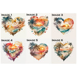 Beach Hearts Single XL Ephemera